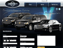 Tablet Screenshot of limousines.ph